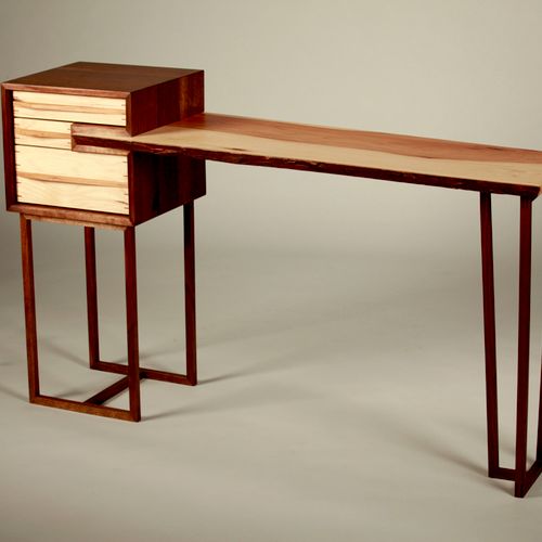 Stick and Branch letter writing desk.  Walnut and 
