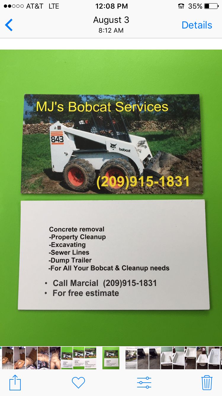 MJs Bobcat Service and hauling