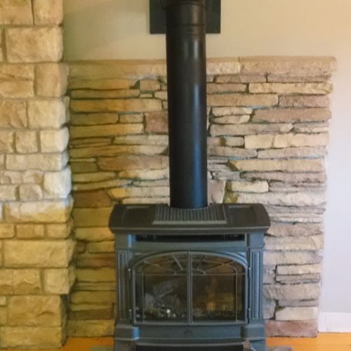 Berkshire Freestanding Gas Fireplace