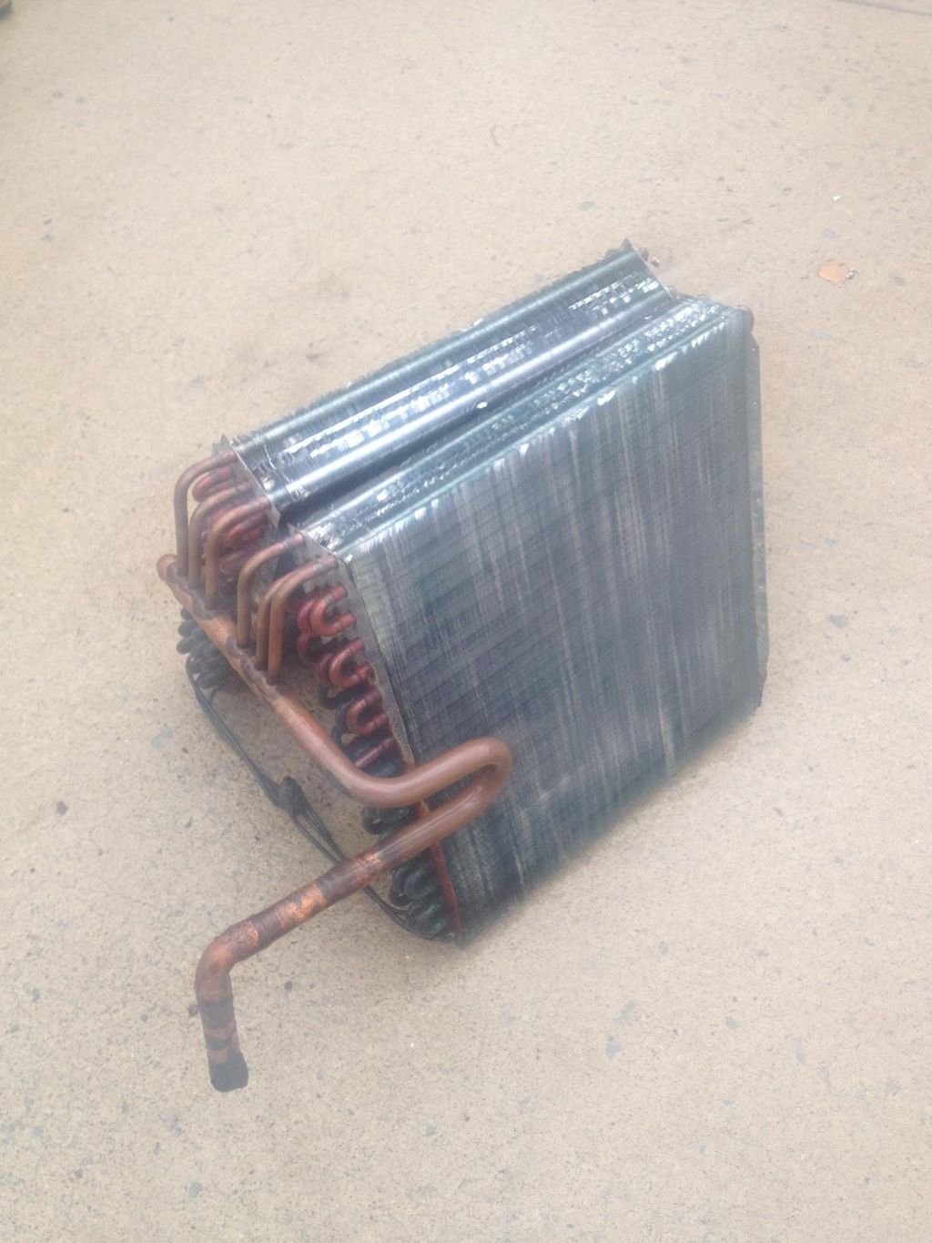 After our technician chemically cleaned the evapor