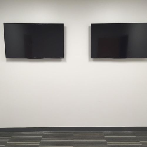 Dual Display Installation In Conference Room
