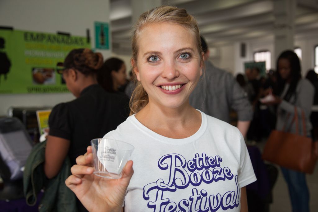 Sarah Gross at the Better Booze Fest.