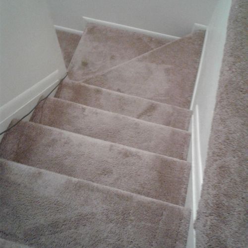 Stairs cleaned