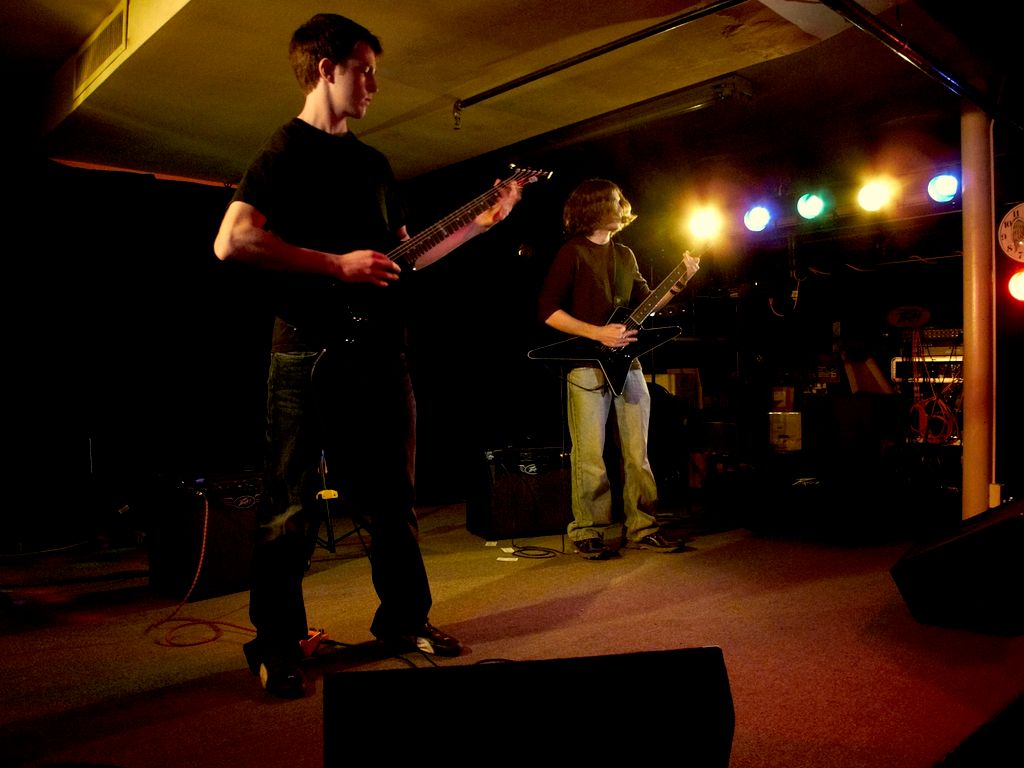 Cole and Justin rock Vic's student showcase.