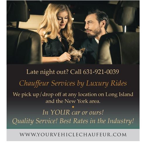We offer Chauffeurs for your vehicle. Use the time