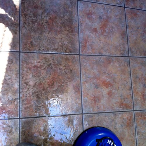 We Specialize in cleaning and sealing Tile & Grout