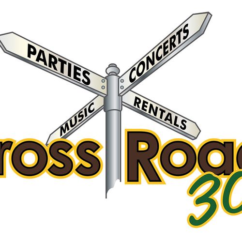 Logo design for Crossroads 307 event venue.