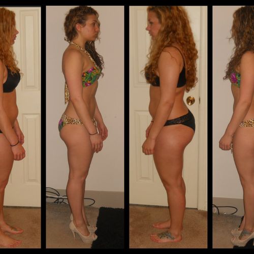 This is a client of mine and her transformation in