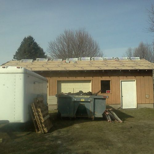 New roof, siding ,facia ,soffit, and gutters.