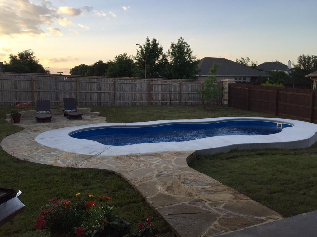 Rock Work around the Swimming Pool