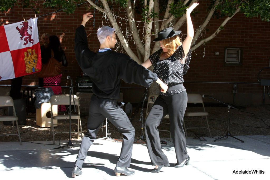 Dancing "Sevillanas" with a Spanish native at the 