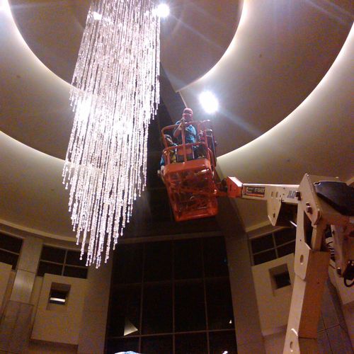 Chandelier Cleaning