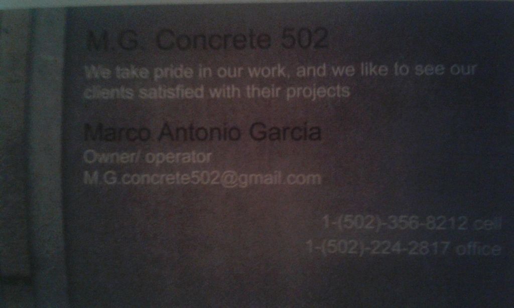 MG concrete 502