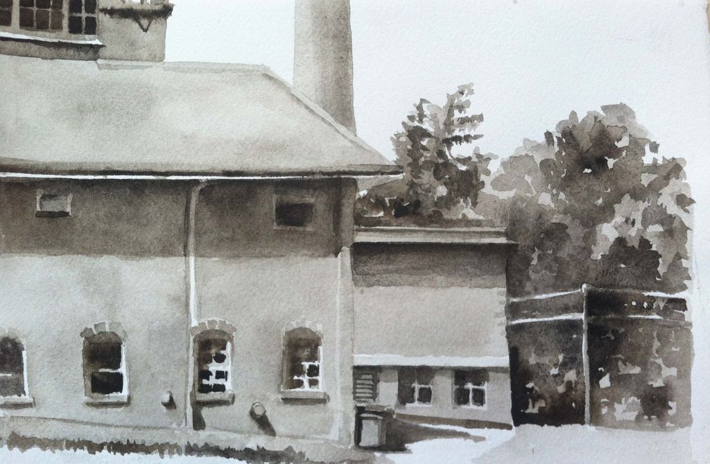 watercolor on paper