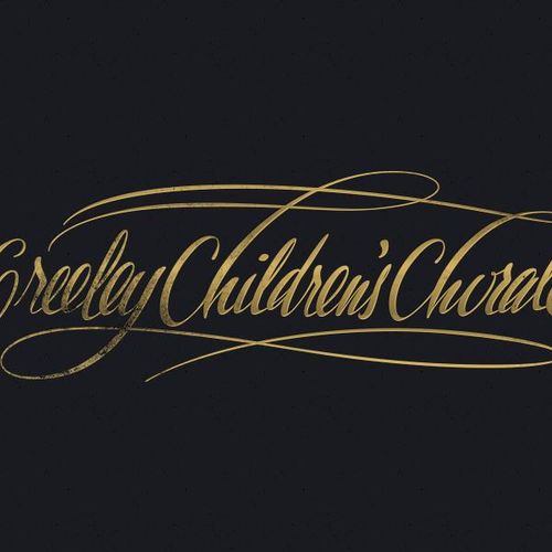 Greeley Children's Chorale calligraphy