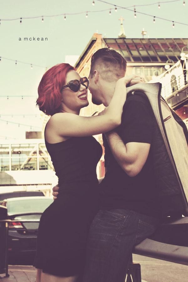 Engagement Shoot -Shot in downtown Detroit.