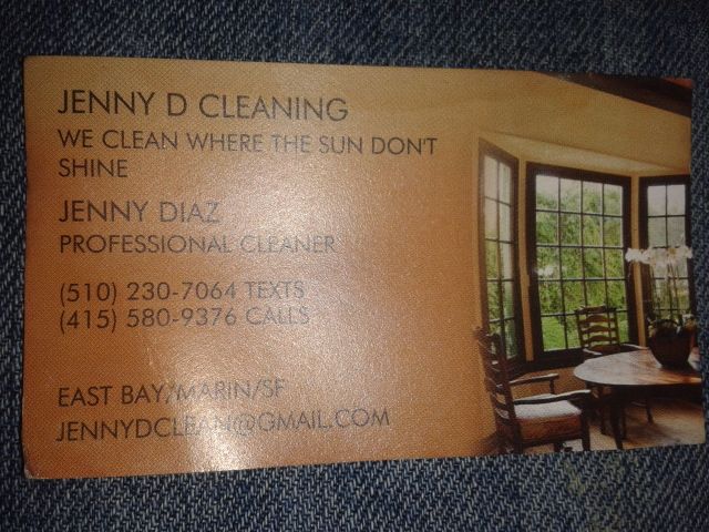 Jenny D. Cleaning
