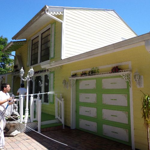Exterior Painting in process-Port Saint Lucie