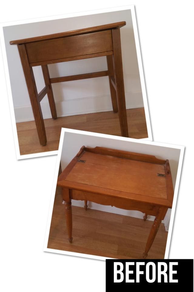 Vintage School Desks- BEFORE