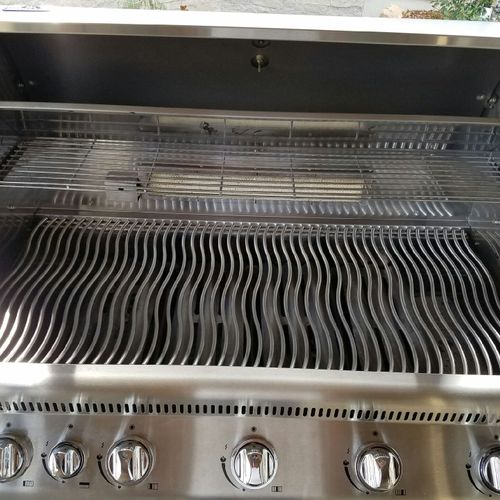 grill after cleaning