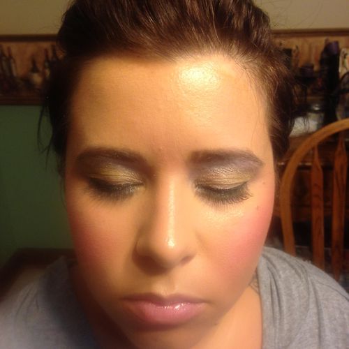 Braidsmaid make-up august 2015