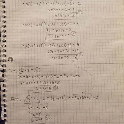 College Level Math, scratch work with a student