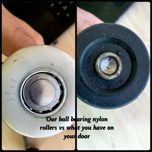 Our Nylon Ball Bearing Rollers vs standard Rollers