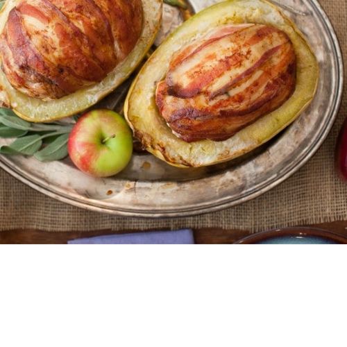 Breast of Turkey Roulade baked in spaghetti squash