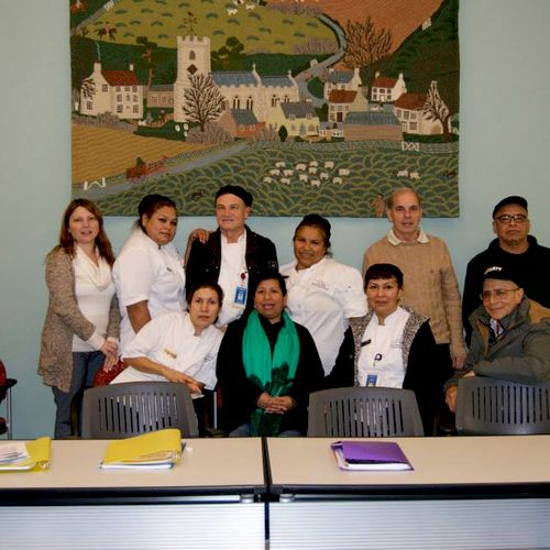 In-Company ESL class at CCYoung Senior Living