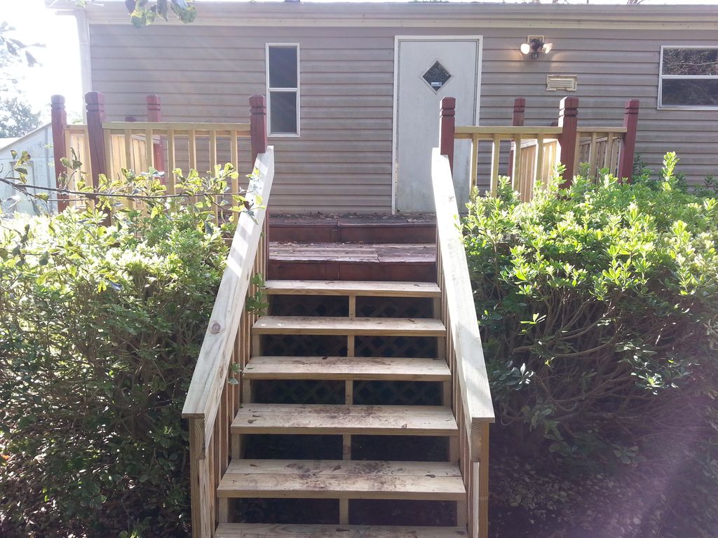 Deck and railing repair