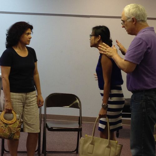 Phil Hosford coaches adult actors. Acting is doing