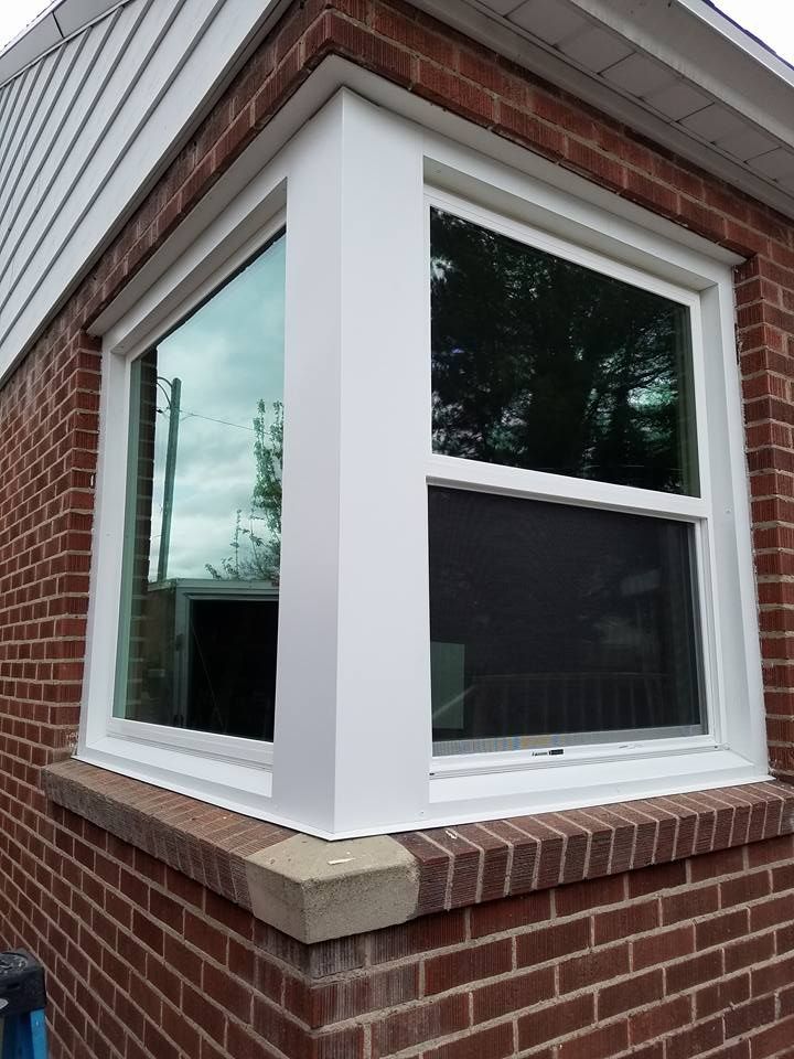 AFTER - New window and new trim.  A new clean look