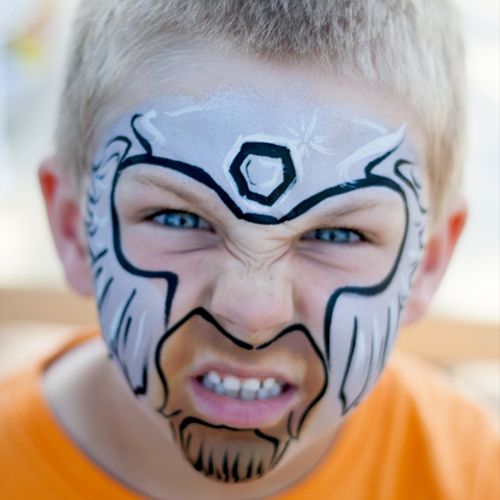Thor face painting!
