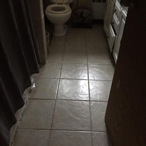 After cleaning this bathroom 