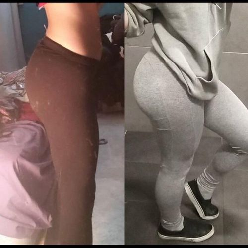1 year of consistent work=glute growth