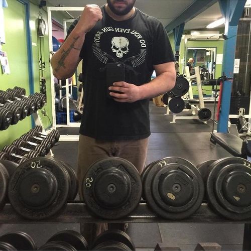 One of my clients killing it in the gym with his n