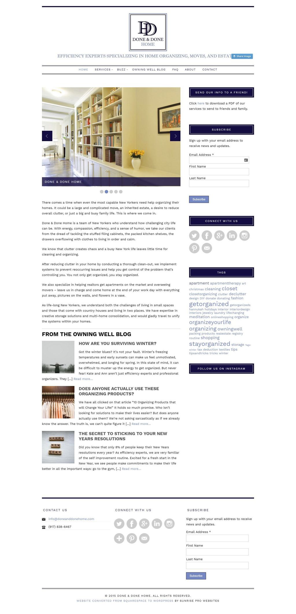 Website, SEO and marketing for a local service tra