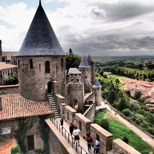 The stunning medieval town of Carcassonne, France