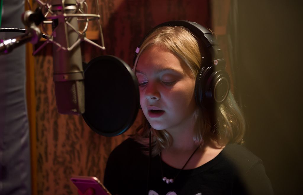My student Dasha. First time working in Tree sound