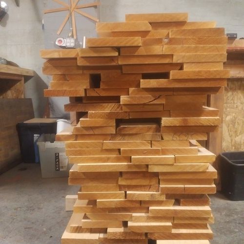 545 bd ft of Alder for bookcase -  raw lumber 