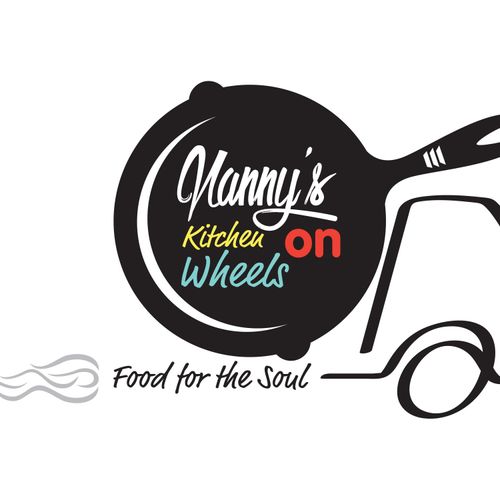 Logo design for Nanny's Kitchen on Wheels, a food 