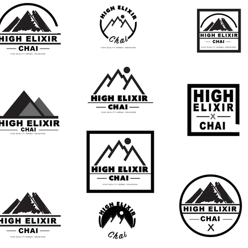 Logo Mock Sheet for a client with multiple options