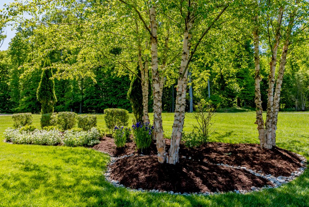 Irrigation solution created with channeling water 