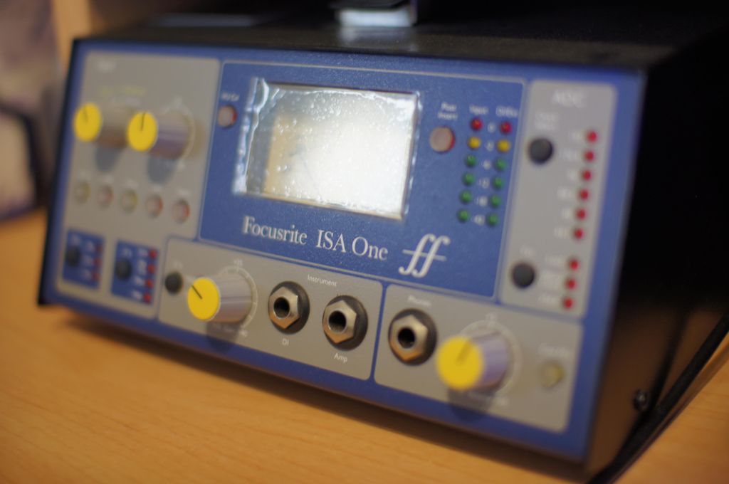 Premium Focusrite ISA One Mic Pre which provides m
