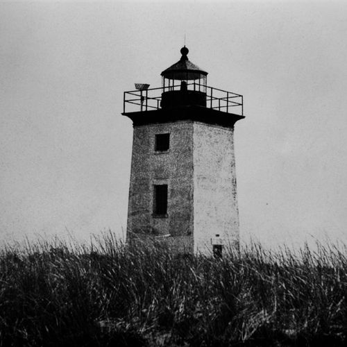 Black and white film, negative Cape Cod.