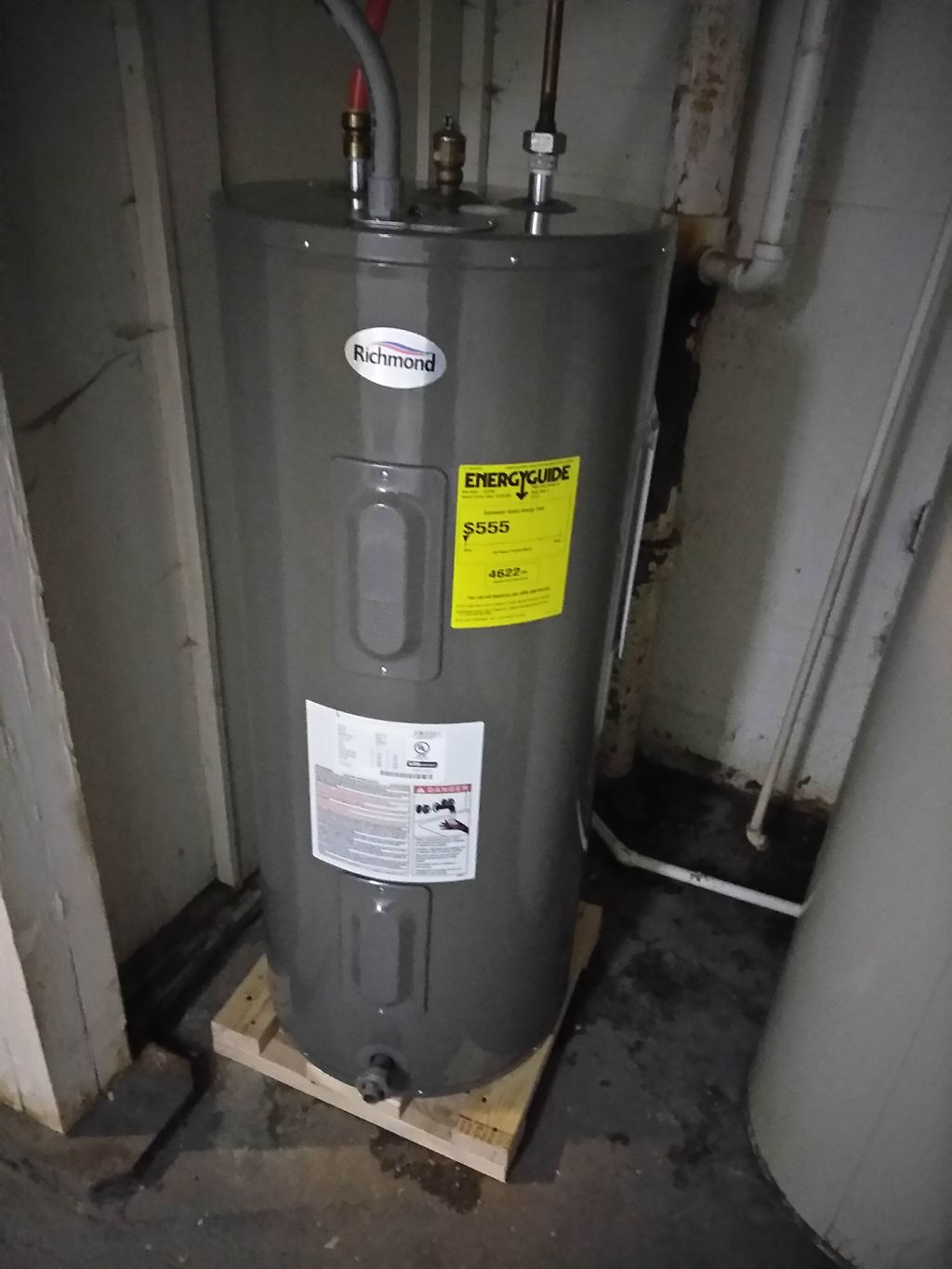 Electrical Water heating installed