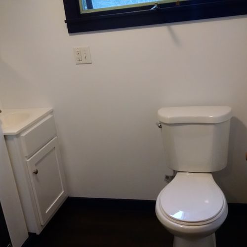 Camp bathroom renovation 2015