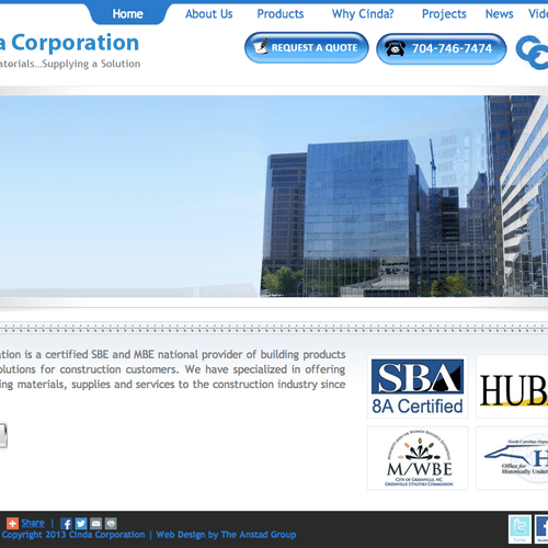 Website Design for Construction Company