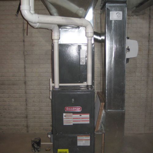 Goodman 95% Efficient Furnace with a 3 1/2 Ton 14 