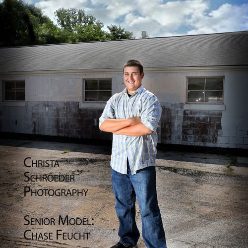 Chase modeling for me!! for a creative lighting pr
